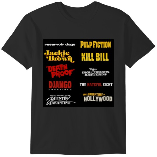 Discover quentin tarantino  filmography T-Shirts