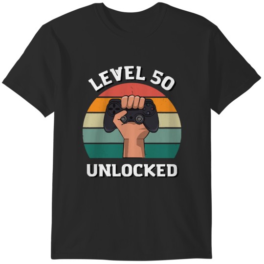 Discover 50 BirthdayLevel 50 Unlocked Birthday 50 T-Shirts