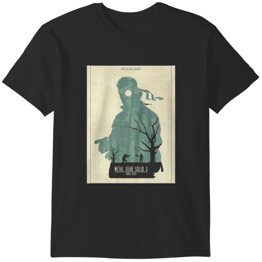 Discover Metal Gear Solid 3 Snake Eater Minimalist Art Canvas Print.png T-Shirts