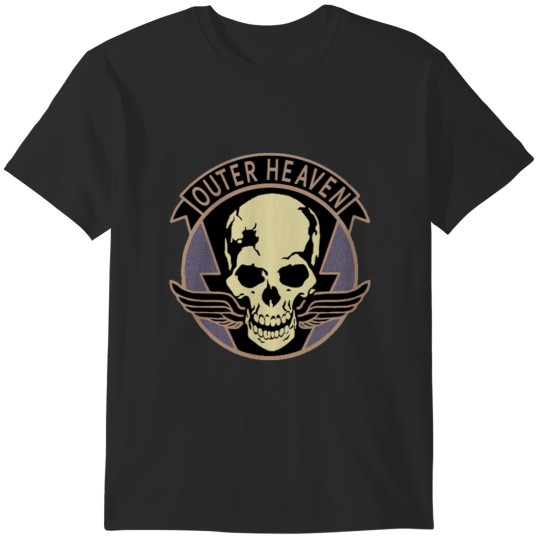 Discover Metal Gear Solid V - Outer Heaven (Black)  .png T-Shirts