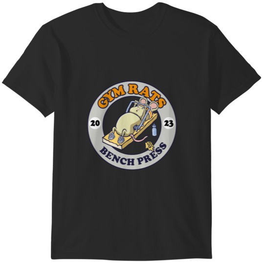 Discover Gym Rat, Bench press Mouse trap 2023 T-Shirts