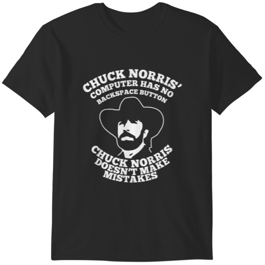 Discover chuck norris doesnt make mistakes quote T-Shirts