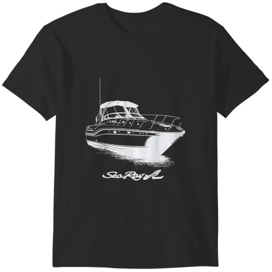 Discover sea ray sundancer 32 on back T-Shirts
