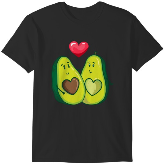 Discover AvocadoAvocado Love Heart - Cute Vegan & Vegetarian Gift T-Shirts