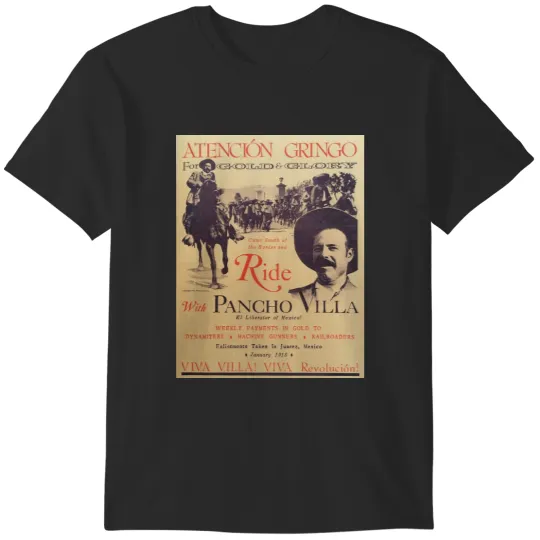 Discover Ride with Pancho Villa Old T-Shirts
