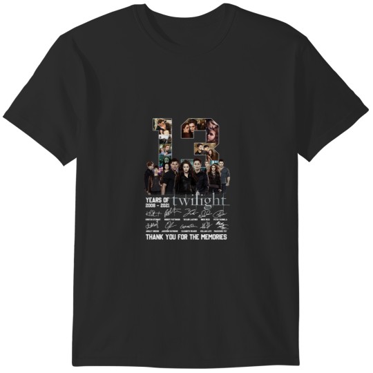 Discover 13 Years Of The Twilight Saga Signature T-Shirts