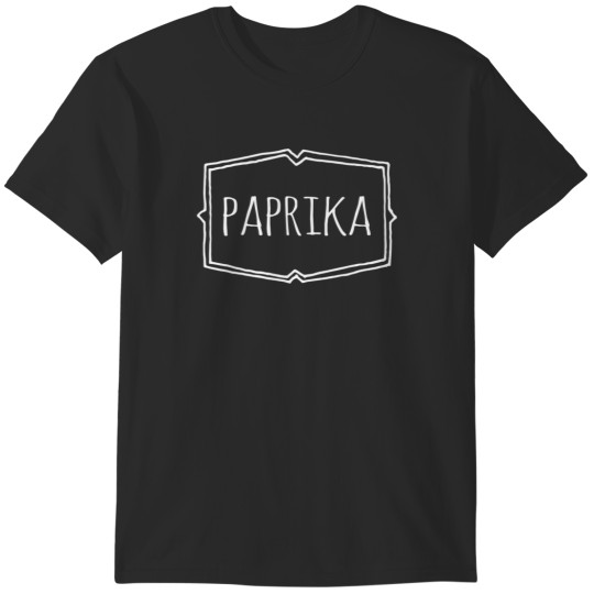 Discover Paprika Spice Label Group  Office Costume T-Shirts