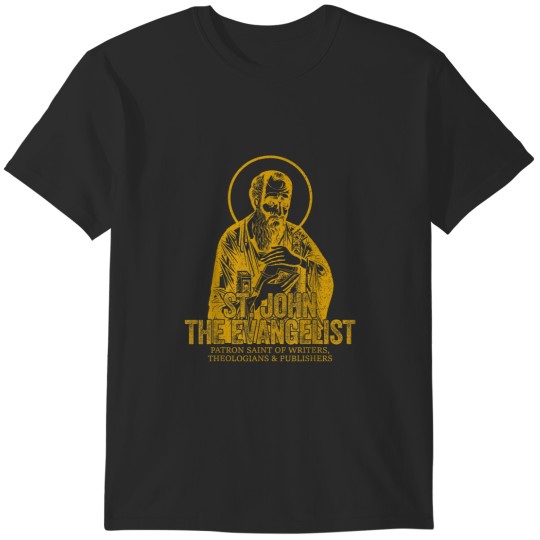 Discover Catholicism Gold St John The Evangelist Christia T-Shirts