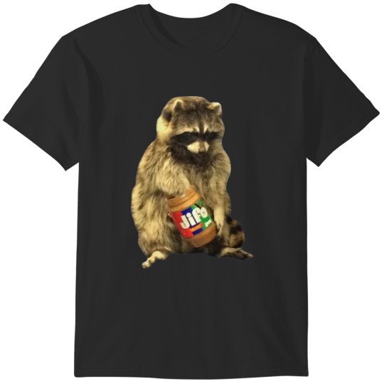 Discover Jif Peanut Butter Raccoon T-Shirts