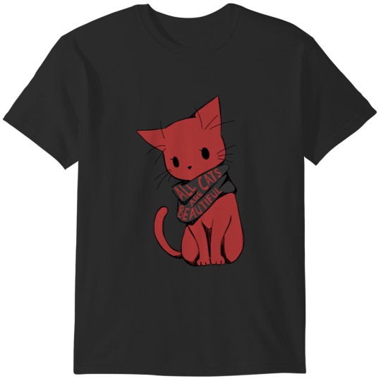 Discover All Cats Are Beautiful - Cute.png T-Shirts