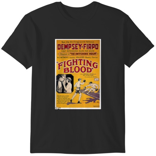 Discover BOXING Vintage JACK DEMPSEY BOX FILM Fighting Blood T-Shirts