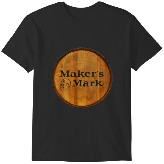 Discover Maker's Mark Bourbon Barrel Sticker T-Shirts
