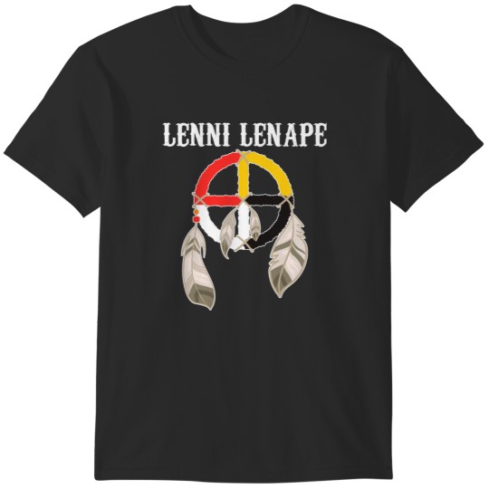 Discover Lenni Lenape Delaware People Wheel T-Shirts
