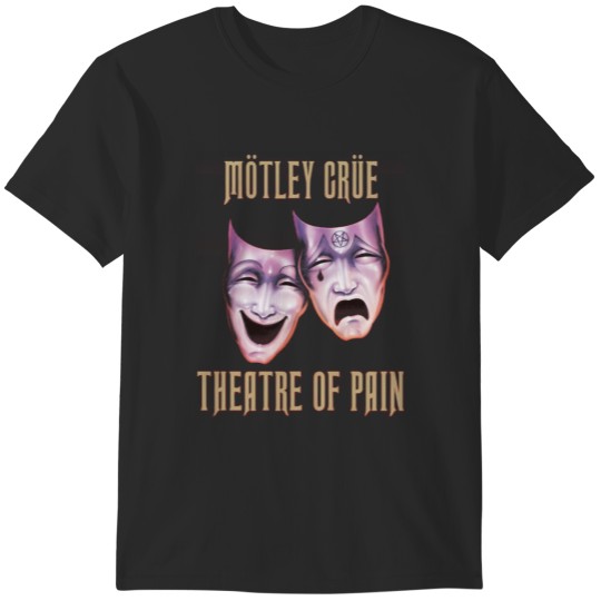 Discover Motley Crue Theatre Of Pain Logo T-Shirts