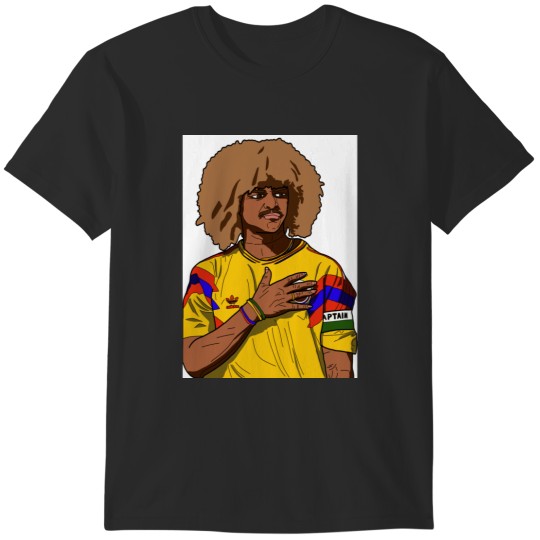 Discover Carlos Valderrama Colombia T-Shirts