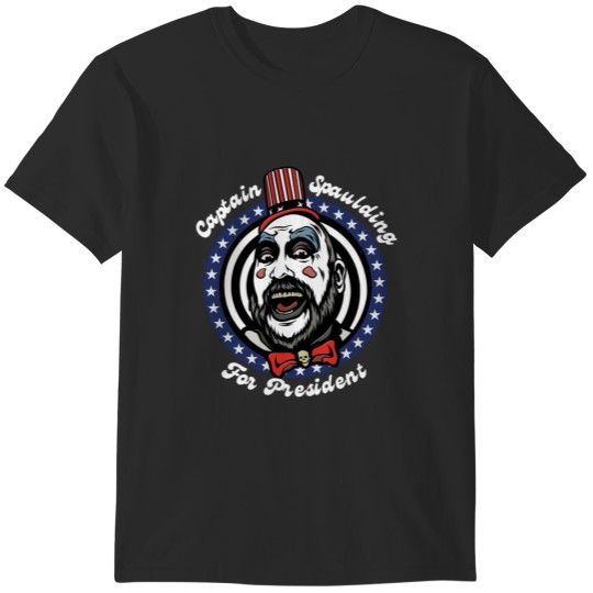 Discover House of 1000 Corpses Captain Spaulding for President T-Shirts