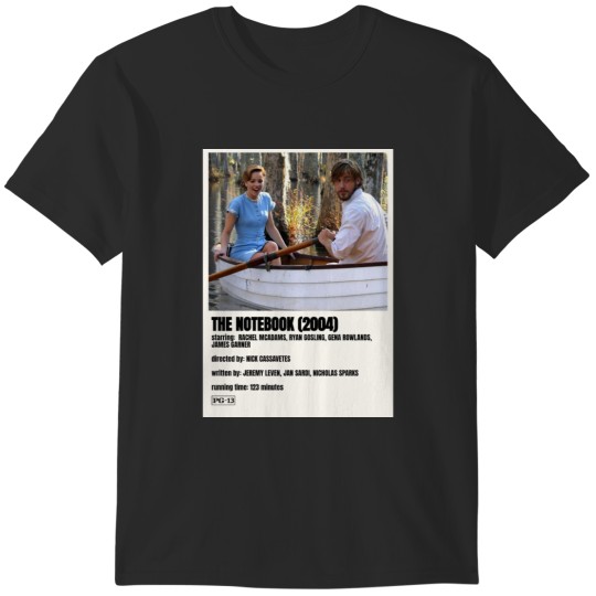 Discover The Notebook Movie Poster T-Shirts