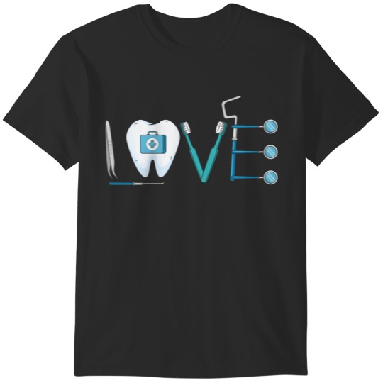 Discover Dental Love T-Shirts
