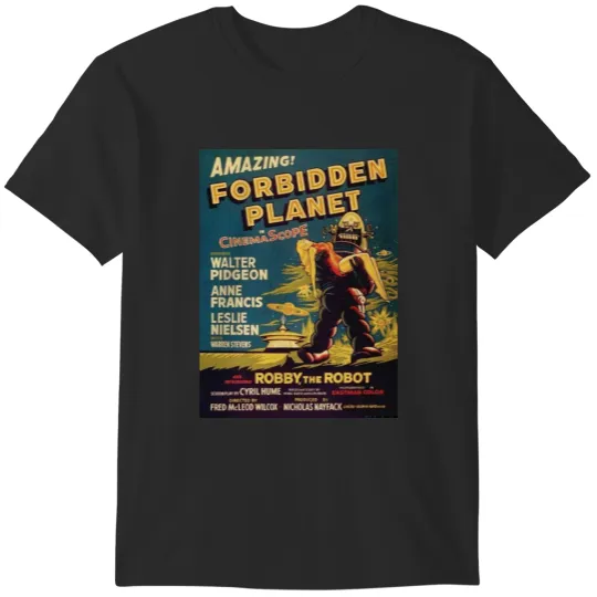 Discover Robbie the Robot Forbidden Planet T-Shirts