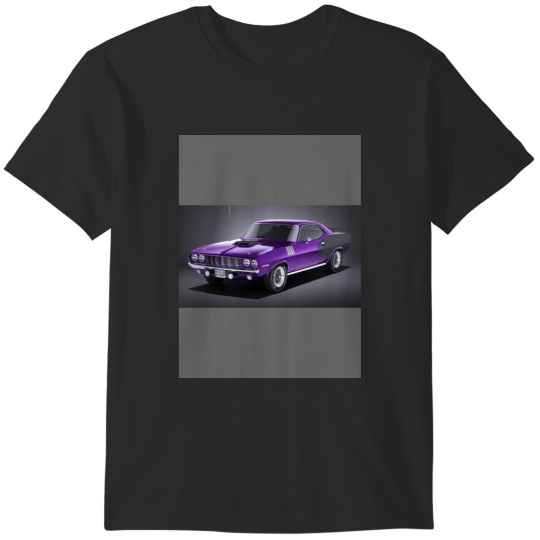 Discover Plymouth Hemi Cuda - Barracuda 1971 VRAY ~ 3D Model #96431388 T-Shirts