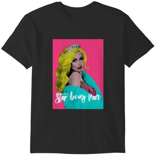 Discover of Paris Hilton Stop Being Paris Hilton Stop Being Poor Relaxed Fit Poor Relaxed Fit T-Shirts