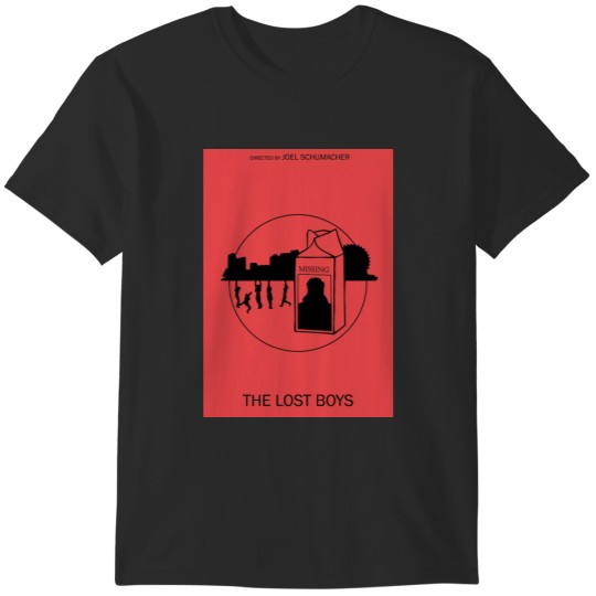 Discover The Lost Boys Graphic Red T-Shirts