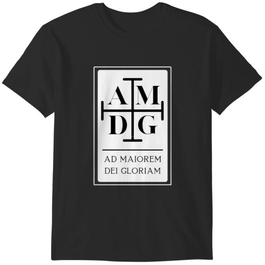 Discover AMDG Ad Maiorem Dei Gloriam T-Shirts