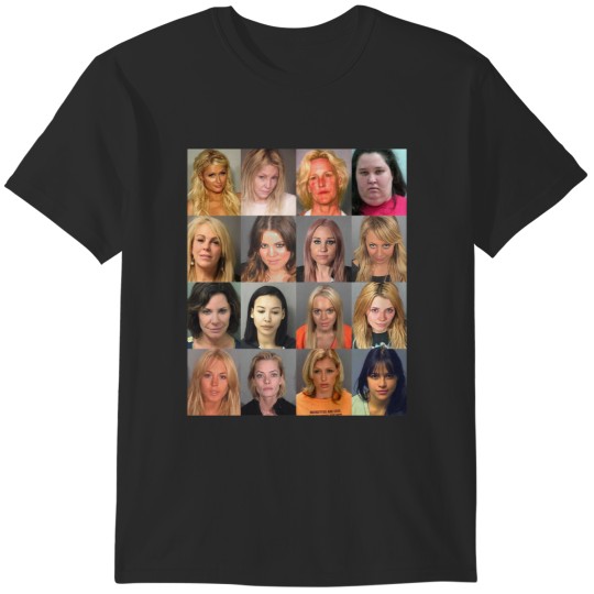 Discover The Fame Monster - Female Celebrity Mugshots iPhone Case T-Shirts