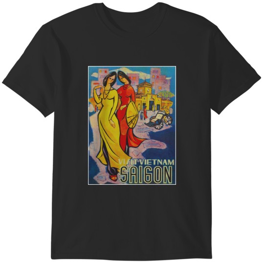 Discover Saigon Vietnam Vintage Travel T-Shirts