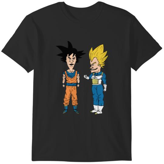 Discover beavis and butthead x dragon ball and son goku T-Shirts