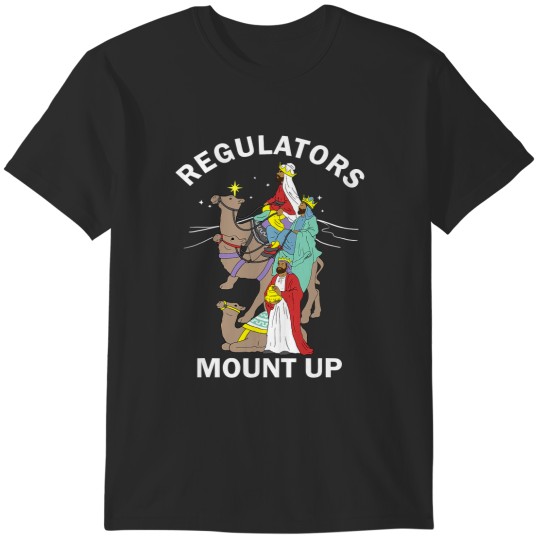 Discover Christian Shirts Wise Men Regulators Mount Up Christmas547 T-Shirts