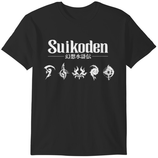 Discover Suikoden with Runes T-Shirts
