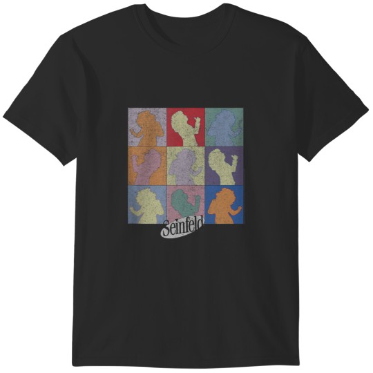 Discover Seinfeld Elaine Dancing Colored Silhouette Box Up T-Shirts