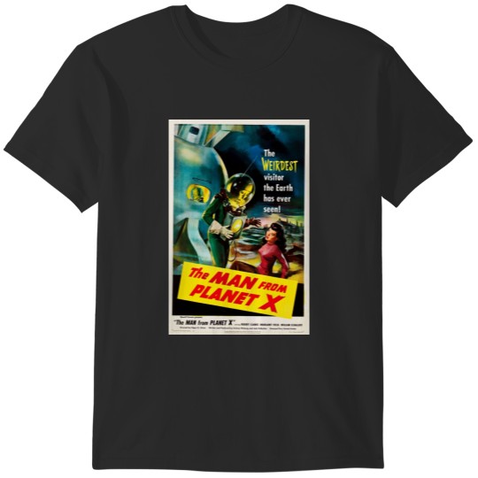 Discover The Man From Planet X Science Fiction Hollywood Movie T-Shirts