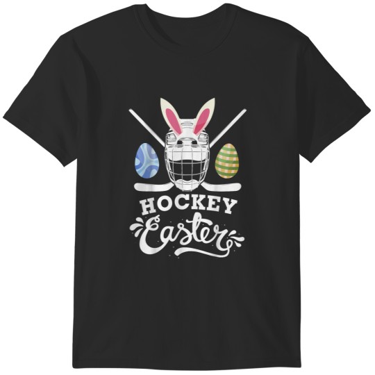 Discover Hockey Easter Funny Easter Day Ice Hockey Player T-Shirts
