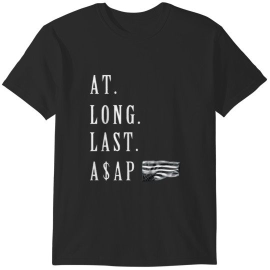 Discover A$AP Rocky - At Long Last ASAP (ALLA) on black T-Shirts