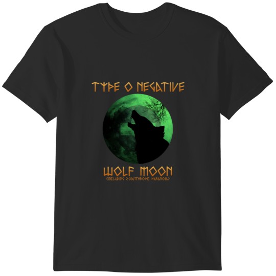 Discover Type O Negative Wolf Moon The Popular Child_s Band Has Long Hair To Show The Rock Style That Is Love T-Shirts