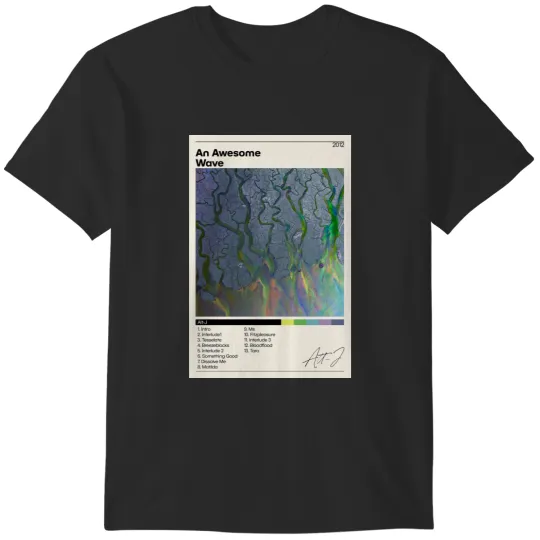 Discover Alt-J  An Awesome Wave  Alt-J Tracklist  Album Cover  Print  Wall A T-Shirts