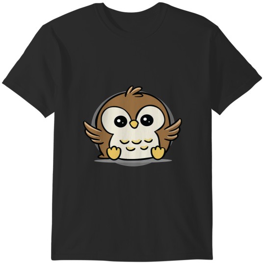 Discover Adorable Chibi Kawaii Baby Owl Bird Lover21 T-Shirts