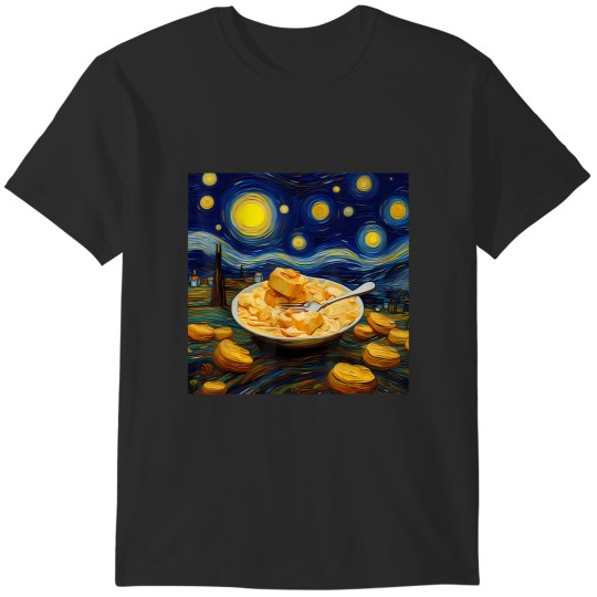 Discover surreal starry night banana pudding T-Shirts