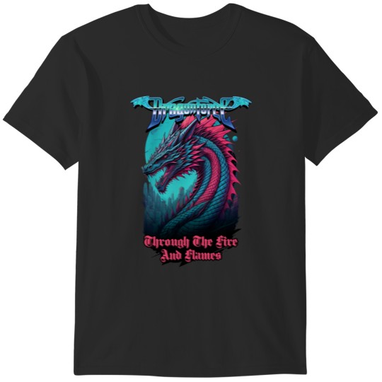 Discover Neonwave DragonForce T-Shirts