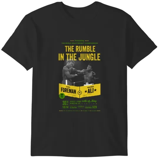Discover Ali vs Foreman Rumble in the Jungle psycho T-Shirts