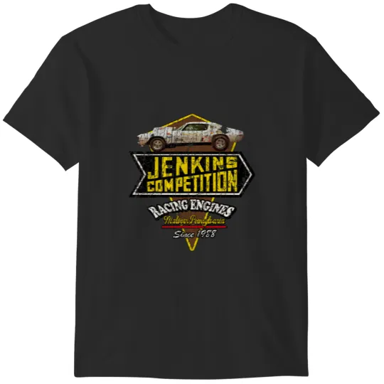 Discover Jenkins Competition Racing Engines  50s Vintage T-Shirts
