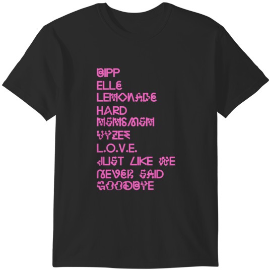 Discover SOPHIE “PRODUCT” Tracklist Pink T-Shirts