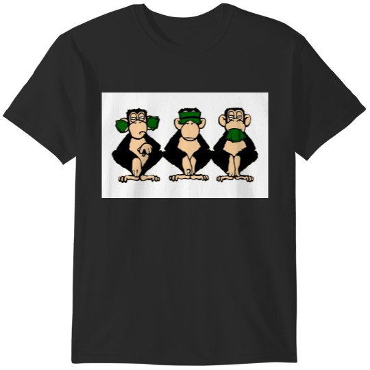 Discover 3 wise monkeys T-Shirts