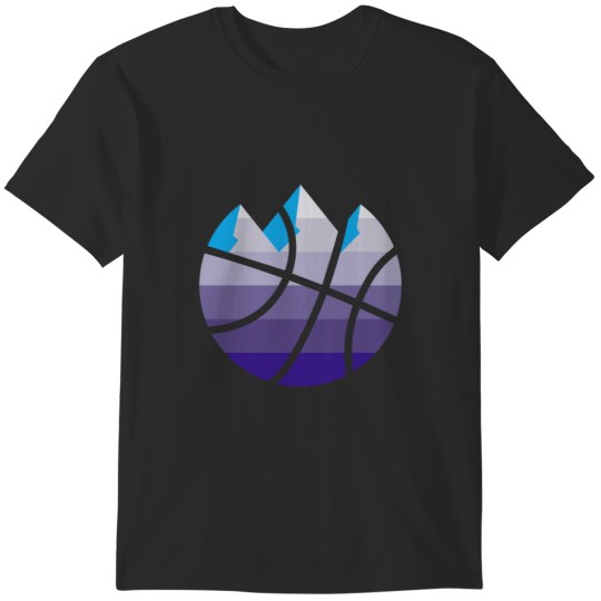 Discover Utah-Jazz Mountain Logo T-Shirts