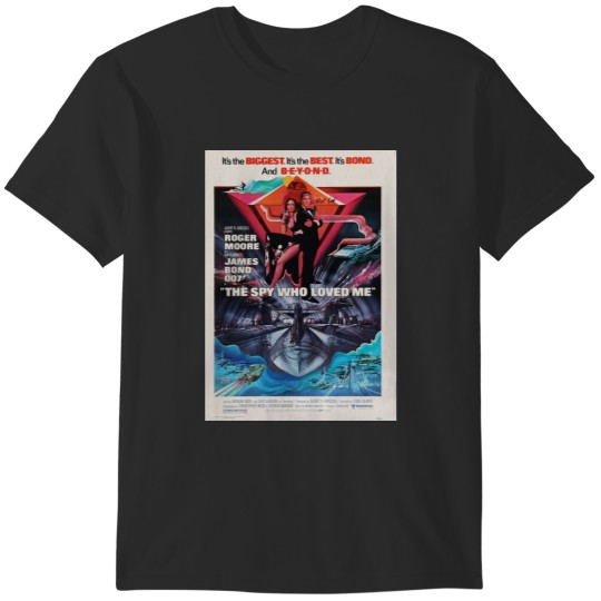 Discover James Bond The Spy Who Loved Me Vintage T-Shirts