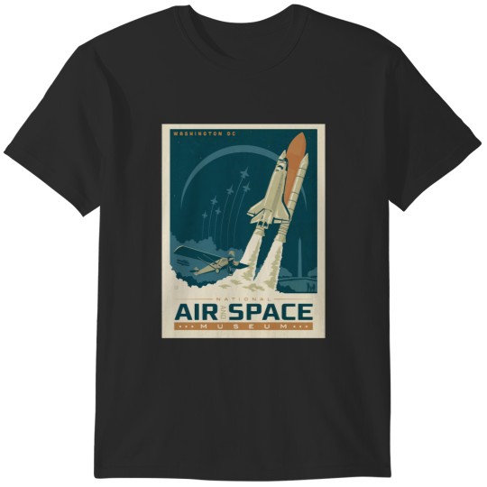 Discover National Air And Space Museum , Washington DC, Houseming Gifts Basket First , Office De T-Shirts