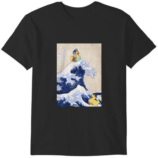 Discover The great wave of rubber ducks T-Shirts