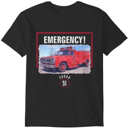 Discover Emergency Squad 51 Truck T-Shirts